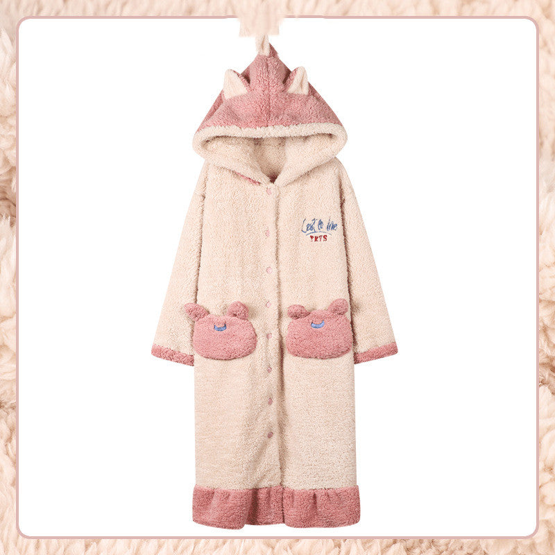 Peignoir Cocon coloris doux