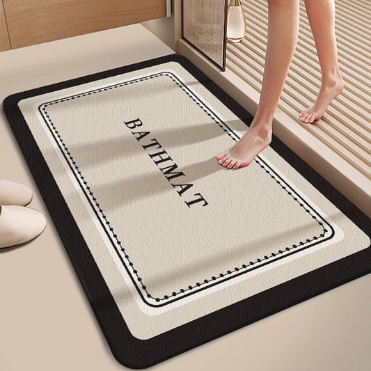 Tapis de bain en diatomite Mirlune à absorption rapide