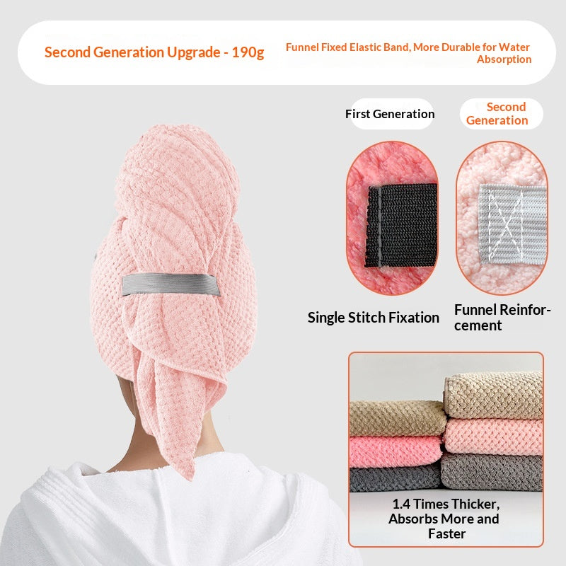 Serviette cheveux microfibre incluse dans le bundle