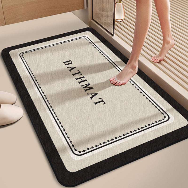 Tapis de bain diatomite Poésie Pêche