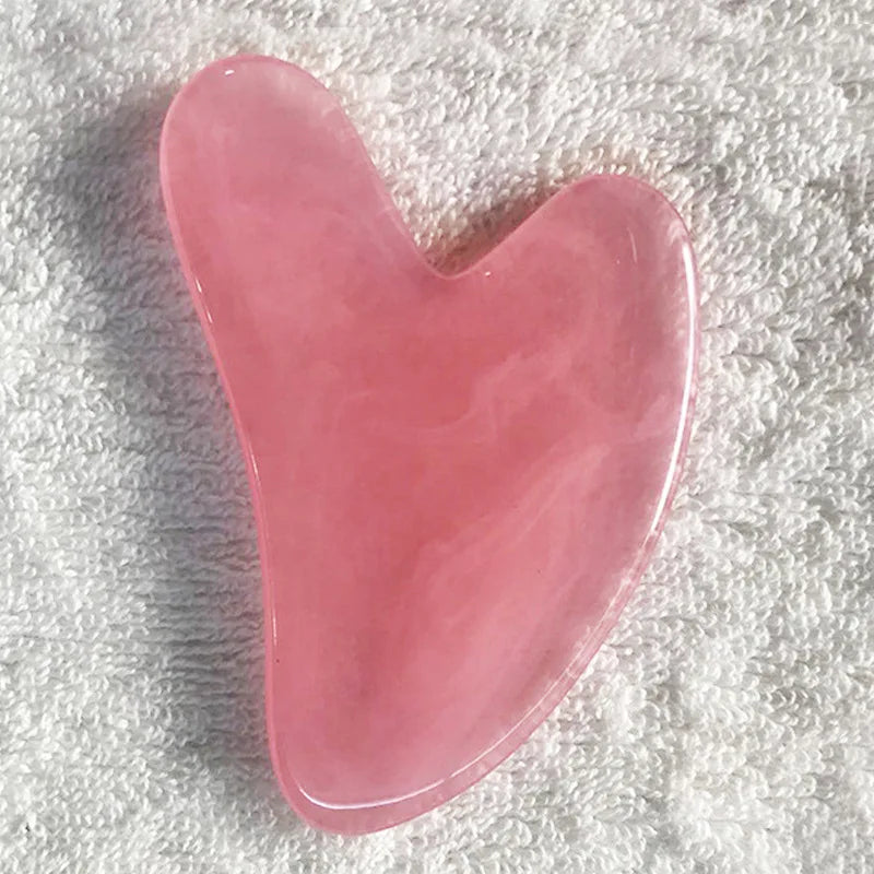 Gua Sha Massage Jade. Sculpte Draine and Détend